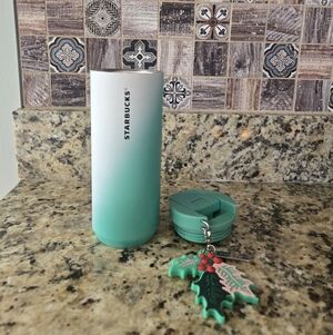 Starbucks White and Green Gradient Mug